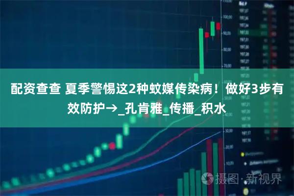配资查查 夏季警惕这2种蚊媒传染病！做好3步有效防护→_孔肯雅_传播_积水