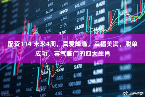 配资114 未来4周，真爱降临，幸福美满，脱单成功，喜气临门的四大生肖